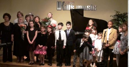 JFMS Students after the Recital Jan 2010