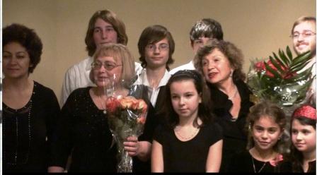JFMS Students after the Recital Jan 2010