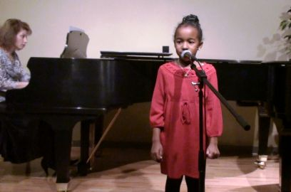 Voice Student Performing - Jan.2010